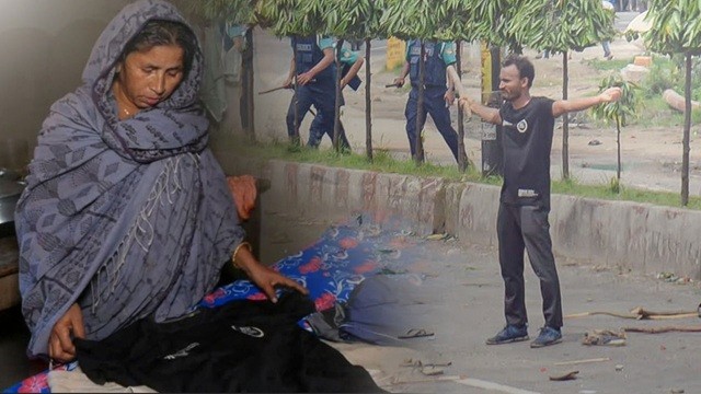 ছেলের হত্যাকারীদের বিচার দেখতে বাঁচতে চান শহীদ আবু সাঈদের বাবা-মা