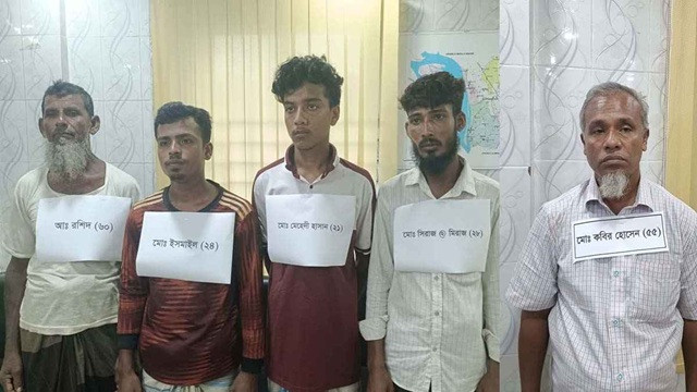নারী হেনস্তা: গ্রেফতার বিএনপি নেতাসহ পাঁচ আসামি কারাগারে