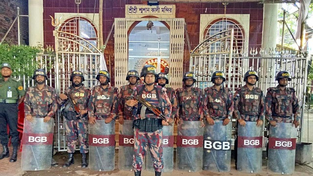 সারাদেশে ২৮৫৭ পূজামণ্ডপের নিরাপত্তায় ৪৩০ প্লাটুন বিজিবি