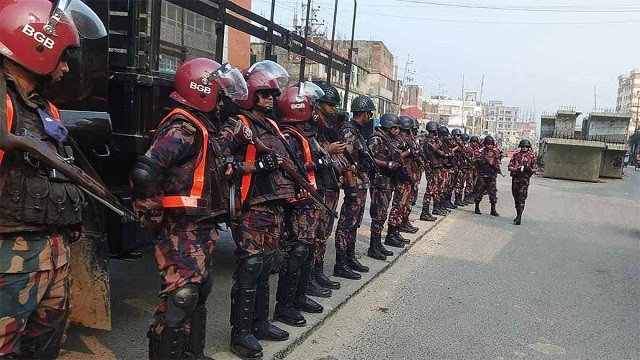 রাজধানীসহ দেশের বিভিন্ন স্থানে বিজিবি মোতায়েন