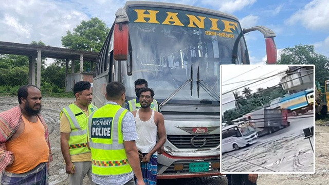 কুমিল্লায় একই পরিবারের চারজন নিহতের ঘটনায় সেই হানিফ বাস জব্দ