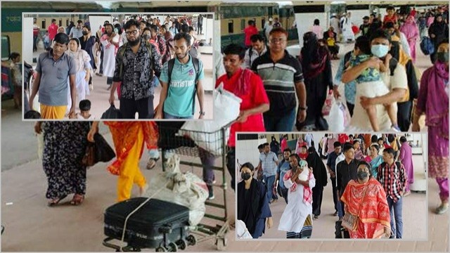 কমলাপুরে যাত্রীর ভিড় নেই, চাপ বাড়তে পারে শুক্রবার