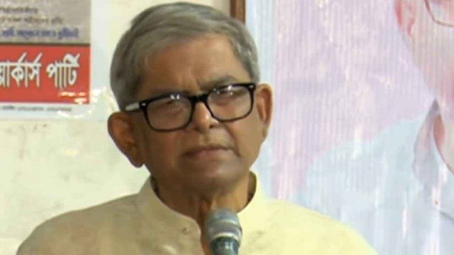 অন্তর্বর্তী সরকার ভালো কাজ করছে, আমরা ঐক্যবদ্ধভাবে পাশে থাকব: ফখরুল