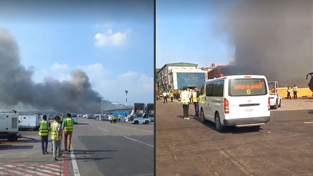 শাহজালালের কার্গো ভিলেজের আগুন নিয়ন্ত্রণে ফায়ারের ৩১ ইউনিট