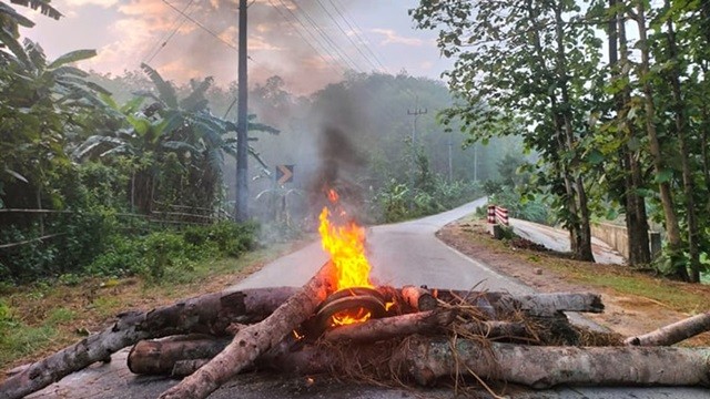 রাঙামাটির বাঘাইছড়িতে সকাল-সন্ধ্যা অবরোধ