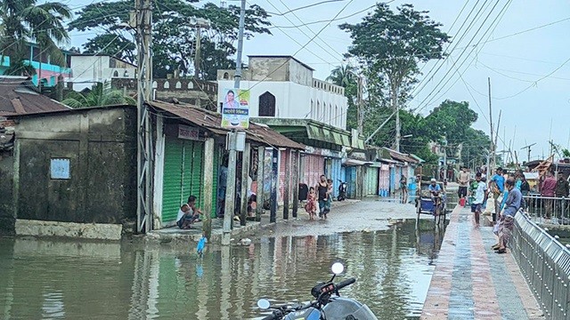 সুনামগঞ্জের কিছু এলাকায় কমছে পানি, জনমনে ফিরছে স্বস্তি