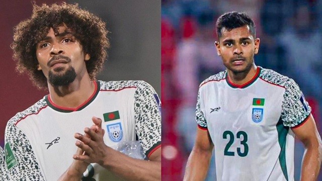 দেশের ফুটবল মাতিয়ে ঢাকা ছাড়লেন হামজা-শমিত
