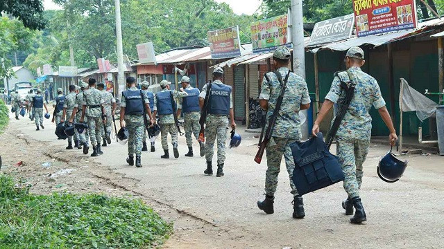 জাকসু নির্বাচন: নিরাপত্তার চাদরে জাহাঙ্গীরনগর