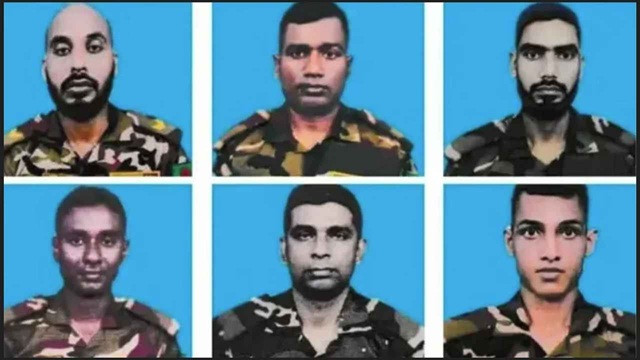 শান্তিরক্ষী মিশনে গিয়ে নিহত হওয়া বাংলাদেশের সেই ছয় সেনা সদস্য
