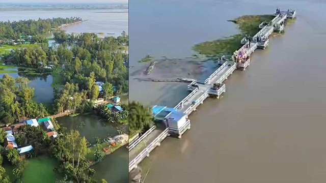 লালমনিরহাটে পানিবন্দি হাজারো মানুষ, বেড়েছে ভোগান্তি