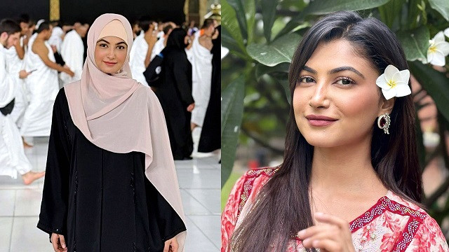 ওমরাহ করলেন ‘ব্যাচেলর পয়েন্ট’ অভিনেত্রী লামিমা