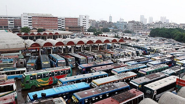 রাজধানীতে এবার চালু হলো বাসের গেটলক সিস্টেম