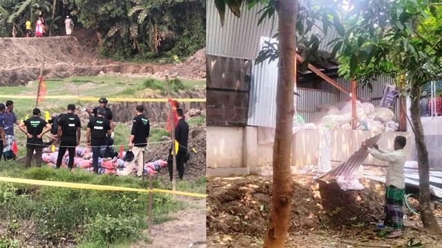 মর্টার শেল বিস্ফোরণে কেঁপে উঠল গ্রাম, বাড়িঘর ক্ষতিগ্রস্ত