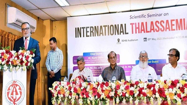 ‘থ্যালাসেমিয়া রোগীর সংখ্যা শূন্যে নামিয়ে আনতে কর্মপরিকল্পনা জরুরি’