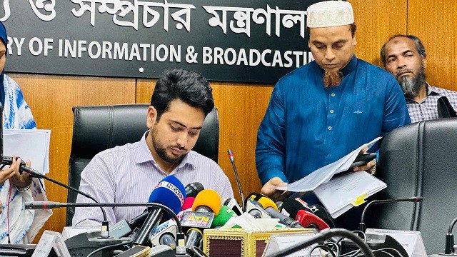 আগামী ১০০ দিনের মধ্যে গণমাধ্যমকর্মী আইন প্রণয়নের উদ্যোগ