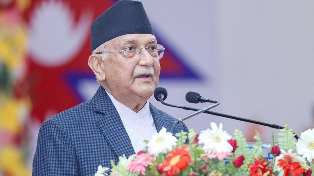 নেপালে বিক্ষোভের জন্য দায়ী স্বার্থান্বেষী মহল : প্রধানমন্ত্রী অলি