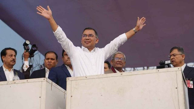 বিএনপির চেয়ারম্যান হিসেবে দায়িত্ব গ্রহণ করলেন তারেক রহমান