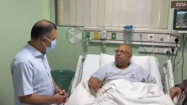 মওদুদ হোসেন আলমগীর পাভেলকে দেখতে গেলেন প্রধানমন্ত্রী