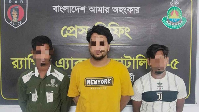 বন্ধুদের নিয়ে প্রেমিকাকে গণধর্ষণের পর ভিডিও ধারণ, প্রেমিকসহ গ্রেফতার ৩
