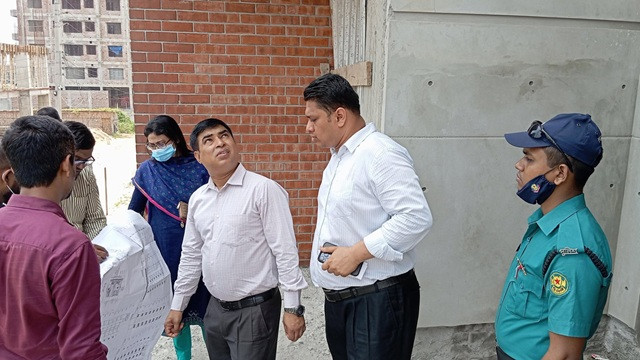 আফতাবনগরে রাজউকের অভিযান শুরু