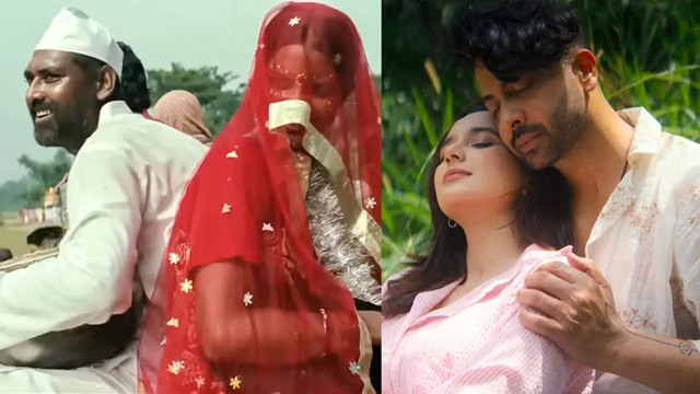 'রইদ' ও 'রকস্টার' চলচ্চিত্রের দৃশ্য