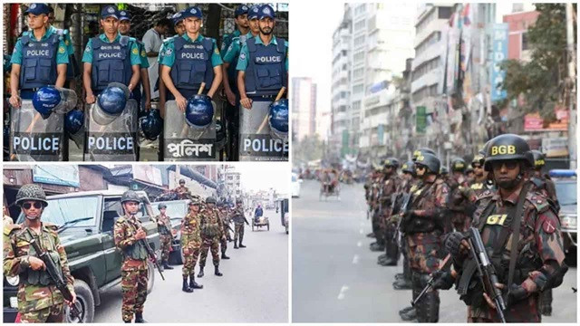 আজ ভোটের মাঠে নামছে সেনাসহ সব বাহিনীর সদস্যরা