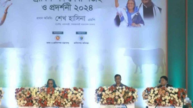 প্রাণিসম্পদ সেবা সপ্তাহ ও প্রদর্শনীর উদ্বোধনী অনুষ্ঠানে প্রধানমন্ত্রী