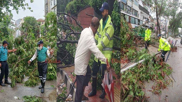 রাজধানীতে অকেজো ২৫ গাড়ি সরিয়েছে ট্রাফিক পুলিশ