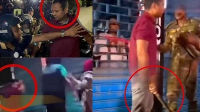 লাল টি-শার্ট পরা যুবক কাকে পিটিয়েছে জানালেন রাশেদ খান